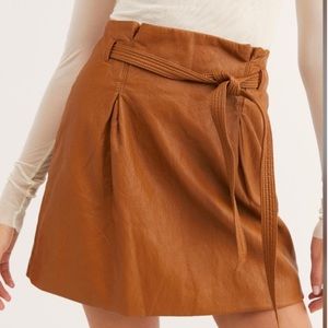 Free People Payton Paperbag Skirt